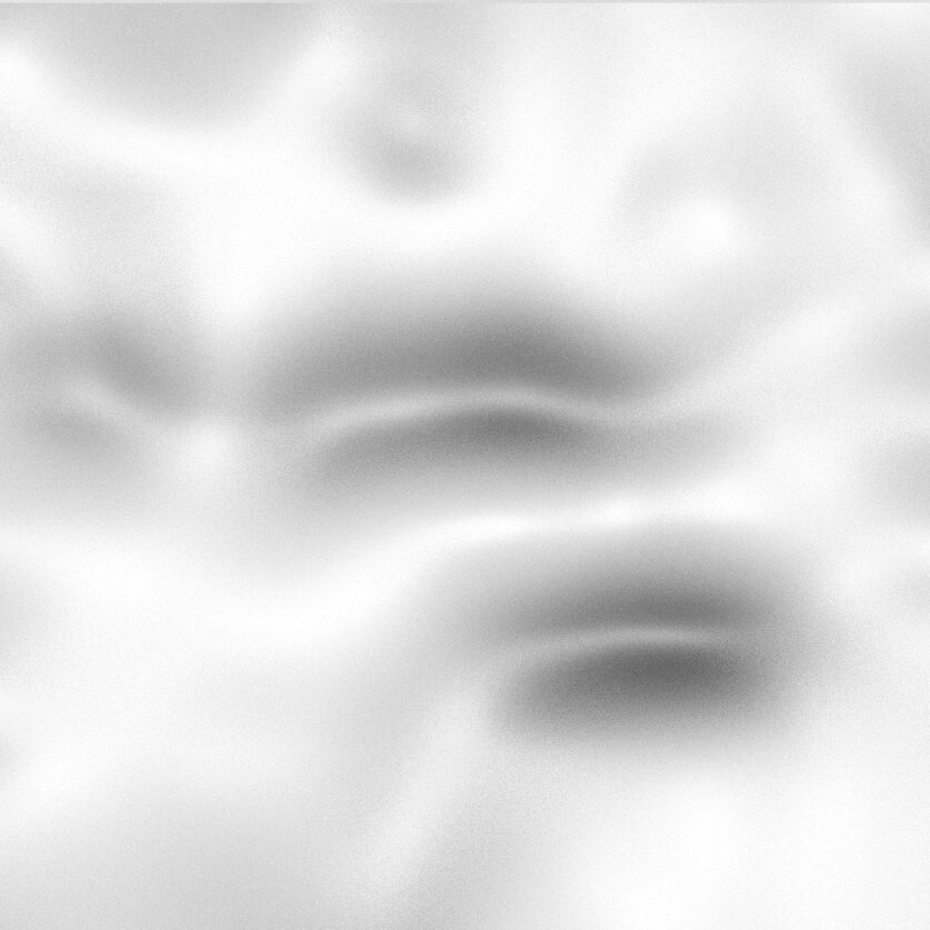 A white rendered surface, viewed from a lower angle so the folds read as ridges